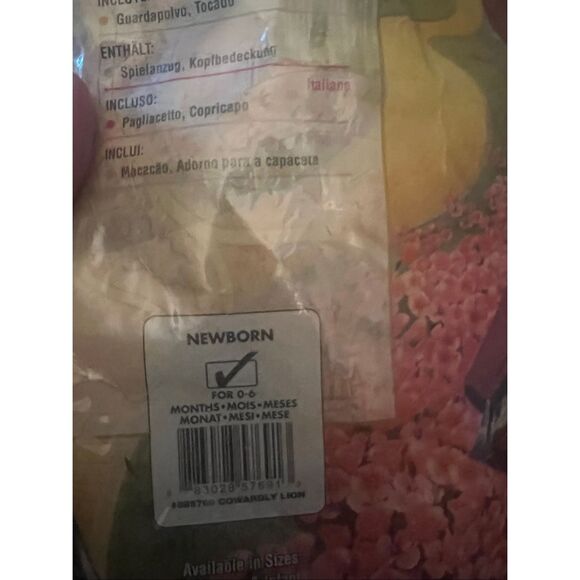 cowardly lion 0-6 months - Picture 3 of 3